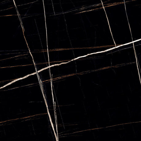 Porcelain Marble Look Wall and Floor Tile Sahara Noir, 24x48