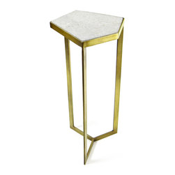 Vagabond Vintage - Magdalena Marble End Table - Side Tables And End Tables