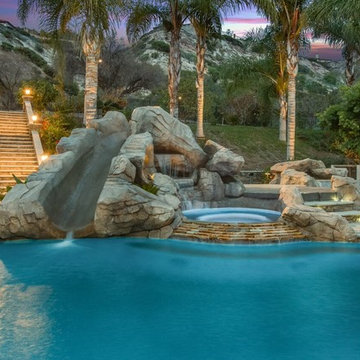 Night View - Orange Oasis