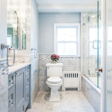 Bathroom Remodel with integrated laundry