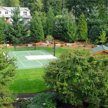SnapSports® Backyard Home Court and Outdoor Rec Center