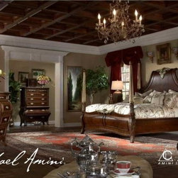 AICO Furniture - Imperial Court Panel Bedroom Set - AIC-790-ROOM - Bedroom Products