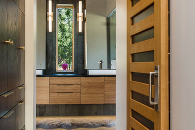 Bathroom - contemporary bathroom idea in Albuquerque