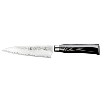 Tamahagane SAN Tsubame Mikarta Stainless Steel Petty Utility Knife, 4.5"