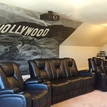 Home Theater Mural