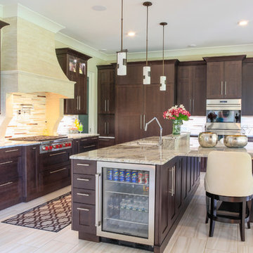 Custom Home | A Contemporary Mediterranean Ranch with Extraordinary Terrace Leve