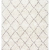 nuLOOM Moroccan Trellis Shag Rug, Ivory, 7'6"x9'6"