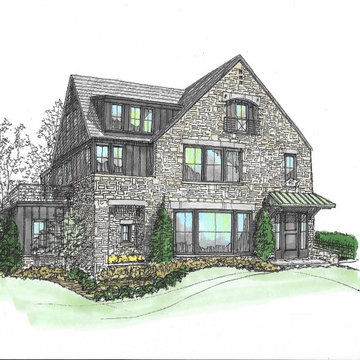 Upper Arlington renovation- before & after