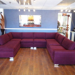 Custom Sectional Sof - Designer Fabric - Products