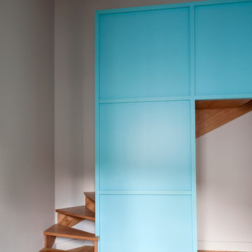 un appartement-bois sous les toits