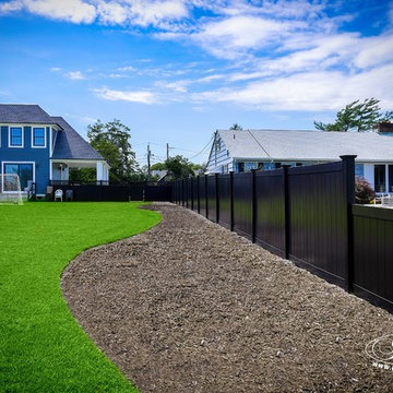 Gorgeous Black PVC Vinyl Privacy Fence Panels from Illusions Vinyl Fence