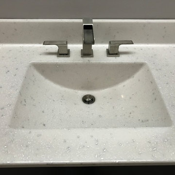 Custom Amish Cabinetry and Waypoint Cabinetry- Extra White and Peppercorn Grey