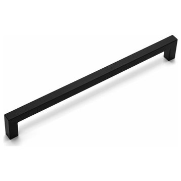 [10-PACK] Cosmas 14777-160FB Flat Black Modern Contemporary Cabinet Pull
