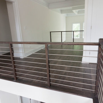 Project #50 | Geometric Staircase with Contrasting Tones