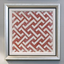 Symmetry Framed Art &ndash; Red | Pulp Home - Artwork