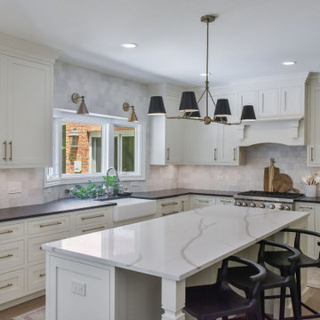 Custom White Kitchen