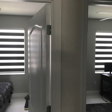 Zebra Illusion Shades - Wilton Manors, Florida