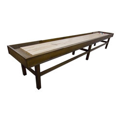 Traditional Deer Creek Finish 14' Harvard Shuffleboard - Game Tables