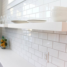 floating shelf/backsplash