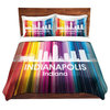 DiaNoche Duvet Covers Twill by Angelina Vick - City II Indianapolis Indiana