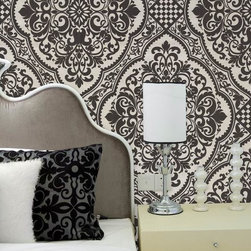 Century Classic - Lacey Damask Wallpaper G580704 - Wallpaper