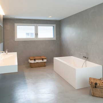 A house in Switzerland:  discreet design in combination with HI-MACS®