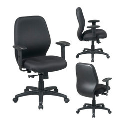 Tilt Black Managers Office Chair - Office Chairs