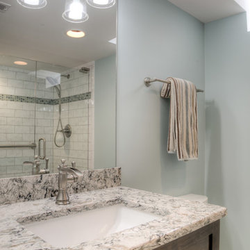 Bright Traditional Kitchen and Bathroom Remodel