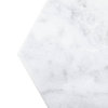 NOVICA Hexagon In White And Marble Cheese Board