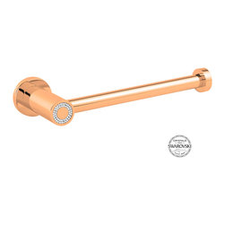 MUSE DIAMOND TOILET PAPER HOLDER WITHOUT LID. ROSE GOLD - Products