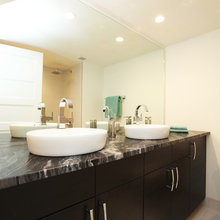 Master bathroom sinks