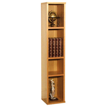 Tower Bookcase, Natural, 59 Lb