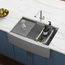 Ruvati RVH9300 Apron Front 16 Gauge 36" Kitchen Sink Single Bowl