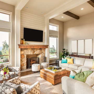 Big Window Living Room Remodeling