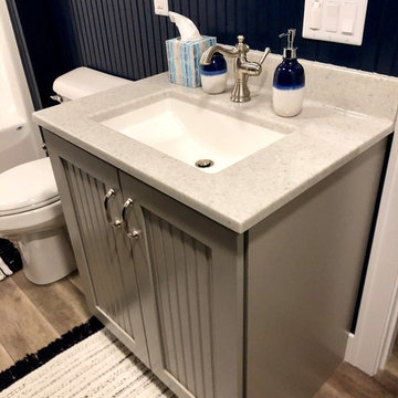 Dura Supreme Craftsman Beaded Cambria Summerhill Painted Cabinets