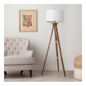Oak Wood Tripod Floor Lamp -Threshold™