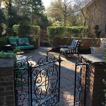 New wall and ornamental gate