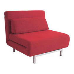 Cloud Convertible Chair in Red - Armchairs And Accent Chairs
