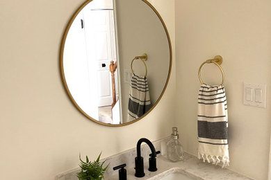 Inspiration for a powder room remodel in DC Metro
