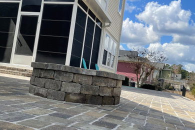 New Patio, Fire Pit and Lights