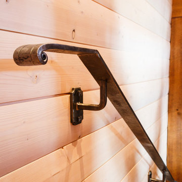 Forged Hand Rail - Hilltop Retreat - Collingwood, ONT