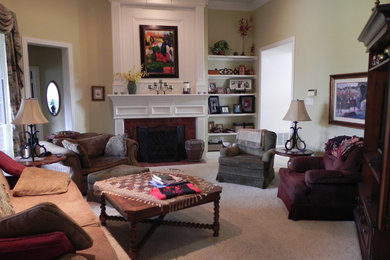 Living room - modern living room idea in Dallas