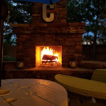DIY Douglas Fireplace