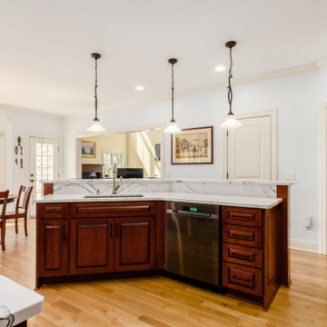 Traditional Kitchen Remodel Done in the Bozeman Door