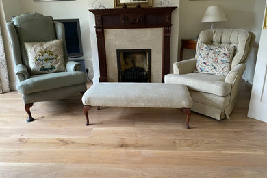 Midcentury living room in West Midlands.