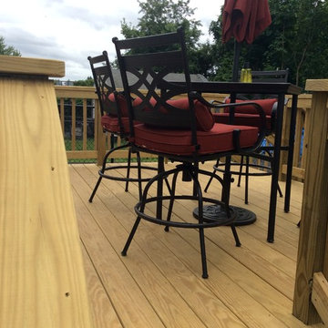 Deck Remodel Backyard - Worcester MA