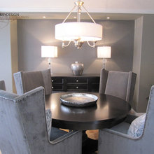 dark dining table