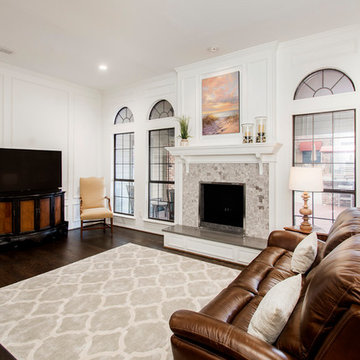 Scott Circle Kitchen & Living Room