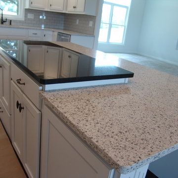 Geneseo New Construction Koch Painted White MSI Quartz Peppercorn White