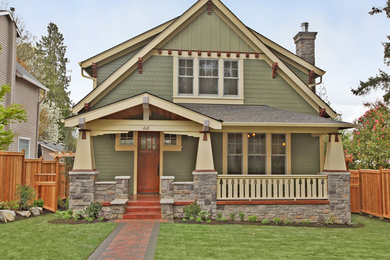 Inspiration for a timeless exterior home remodel in Portland